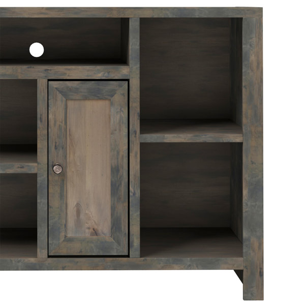 Greyleigh™ Columbia 74" No Assembly Required Barnwood Finish Solid Wood